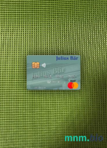 Switzerland Julius Baer Group AG wygląd zdjęcia mastercard skan PSD + zdjęcie